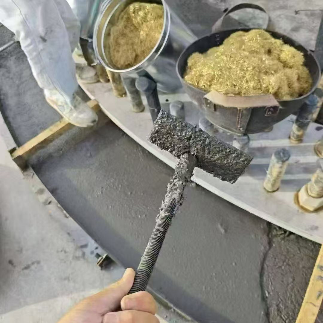 靖西C120钢纤维高强无收灌浆料 轧机压缩机汽轮机发电机锻压设备底座灌浆材料